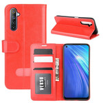 Funda de cuero del Realme 6 con textura