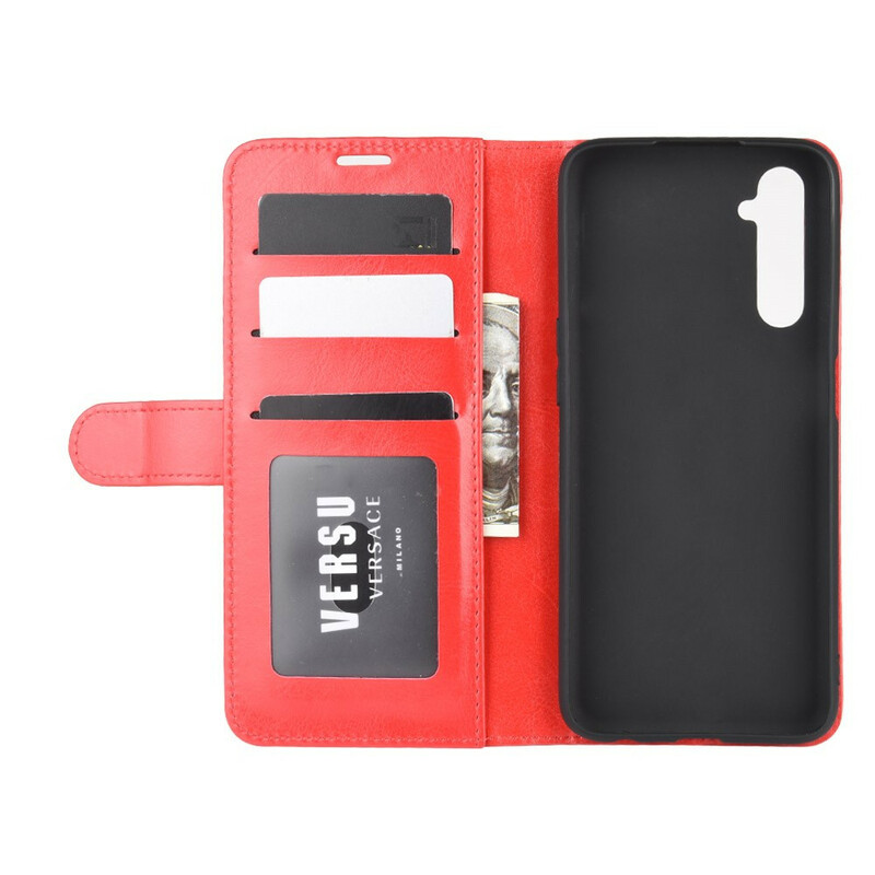 Funda de cuero del Realme 6 con textura