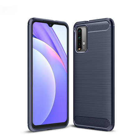 Funda de fibra de carbono cepillada para el Xiaomi Poco M3
