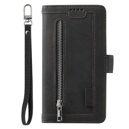 Funda rígida Samsung Galaxy A51 con bolsillo con cremallera