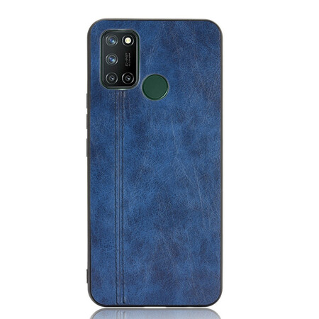 Funda de cuero estilo Realme 7i cosida