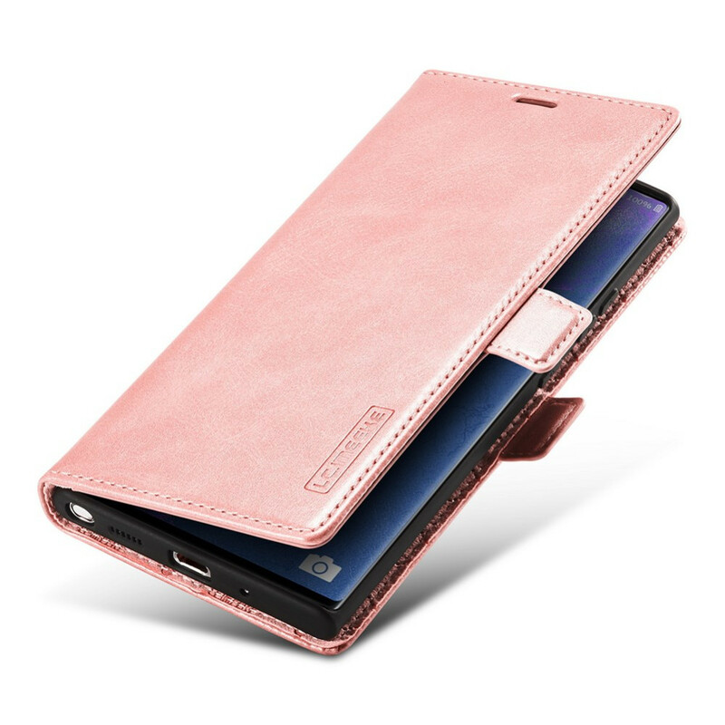 Flip Cover Samsung Galaxy Note 20 Ultra LC.IMEEKE Efecto Cuero