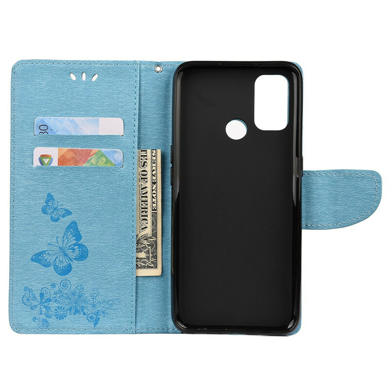 Oppo A53 / A53s Funda de mariposa sólo con colgante Oppo A53 / A53s Funda de mariposa sólo con colgante