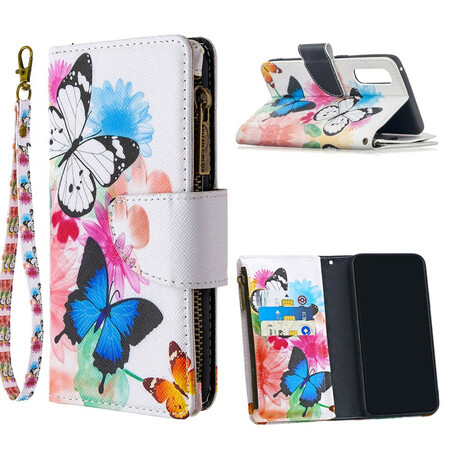 Mariposas de bolsillo con cremallera del Oppo Find X2 Neo