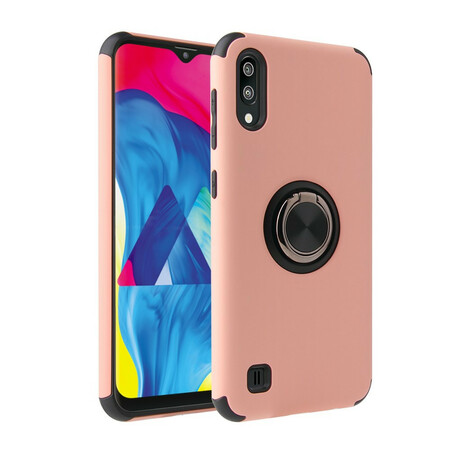Funda bicolor Samsung Galaxy A10 Anillo-soporte