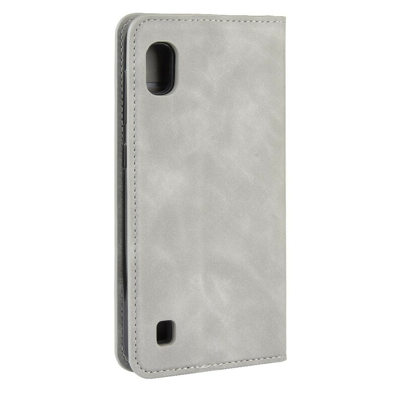 Funda abatible Samsung Galaxy A10 Efecto Cuero Estilo Vintage