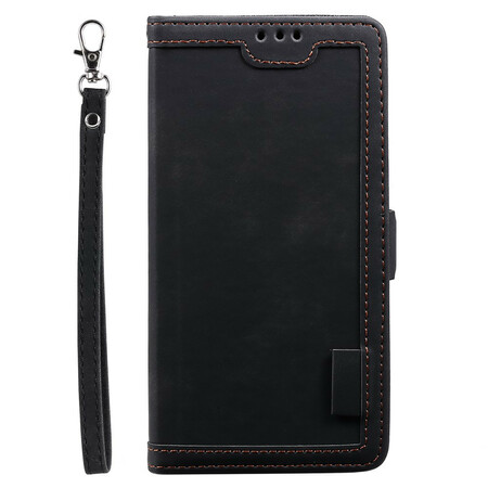 Funda de piel sintética de dos tonos para el Samsung Galaxy A10 Contornos reforzados