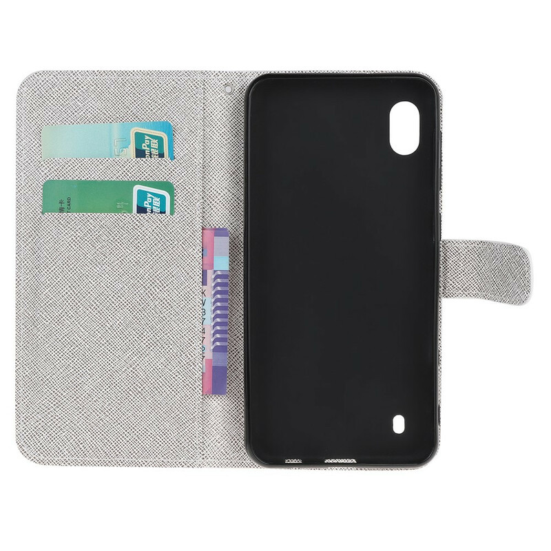 Funda con colgante de plumas para el Samsung Galaxy A10