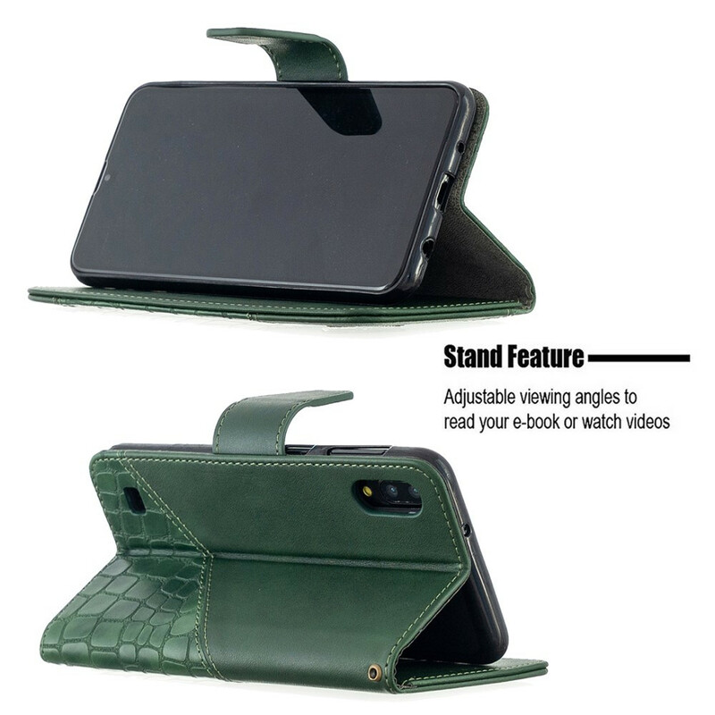 Funda de piel de cocodrilo para el Samsung Galaxy A10 Classic