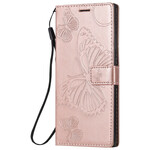 Funda Samsung Galaxy Note 20 Ultra Mariposas gigantes con colgante