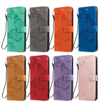 Funda Samsung Galaxy Note 20 Ultra Mariposas gigantes con colgante