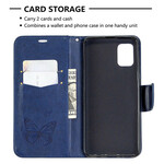 Funda Samsung Galaxy A31 Mariposas en vuelo con colgante