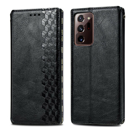 Funda Flip Cover Samsung Galaxy Note 20 Ultra Leather Band Diamond Effect