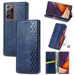 Funda Flip Cover Samsung Galaxy Note 20 Ultra Leather Band Diamond Effect