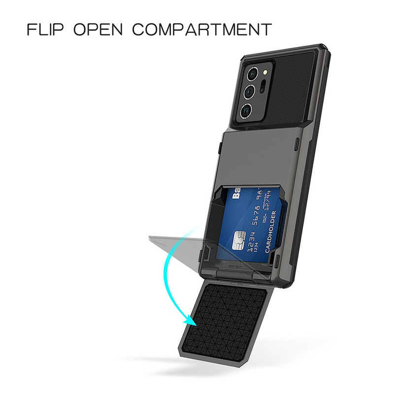 Funda de tarjeta Samsung Galaxy Note 20 Ultra con trampa y soporte