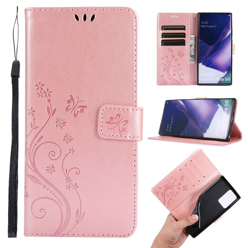 Funda Samsung Galaxy Note 20 Ultra Mariposas en el viento Funda Samsung Galaxy Note 20 Ultra Mariposas en el viento