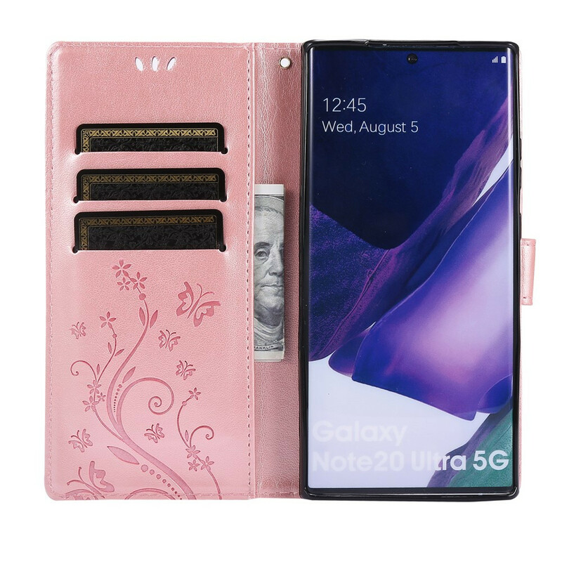 Funda Samsung Galaxy Note 20 Ultra Mariposas en el viento Funda Samsung Galaxy Note 20 Ultra Mariposas en el viento
