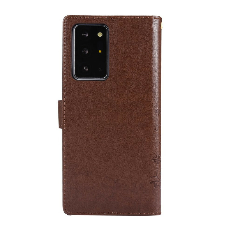 Funda Samsung Galaxy Note 20 Ultra Mariposas en el viento