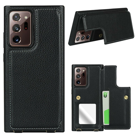 Funda de piel Samsung Galaxy Note 20 Ultra Litchi Card Holder