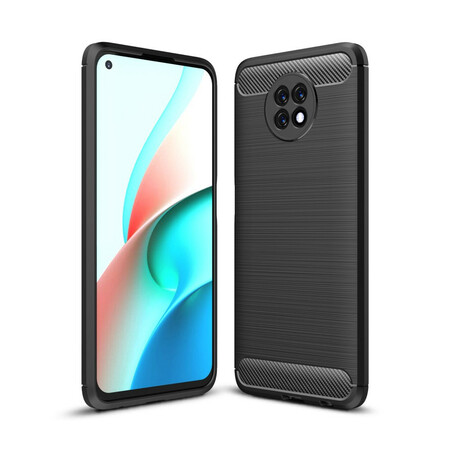 Funda de fibra de carbono cepillada para el Xiaomi Redmi Note 9 5G
