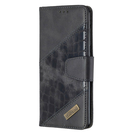 Funda de piel de cocodrilo Samsung Galaxy A51 Classic
