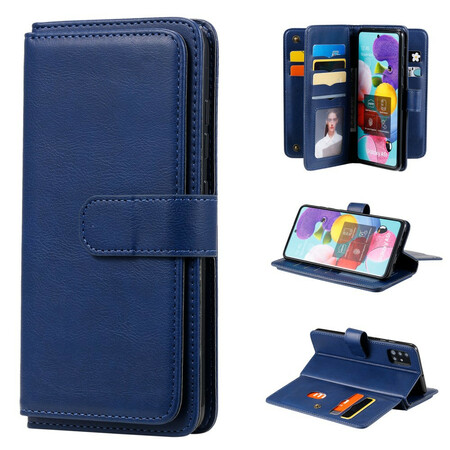 Samsung Galaxy A51 Funda de polipiel 9 tarjeteros