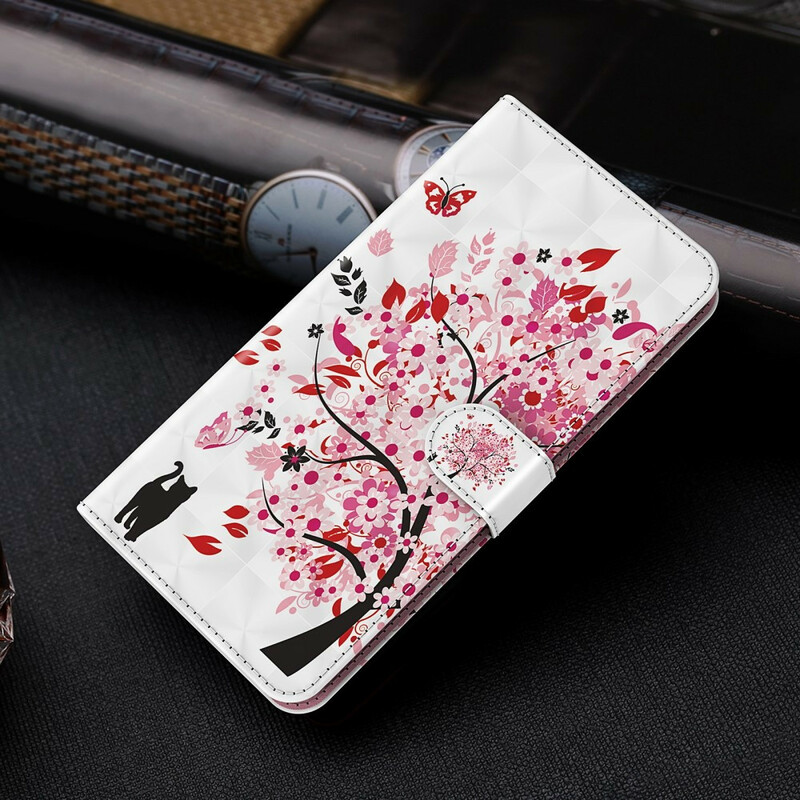 Xiaomi Mi 10T Lite 5G / Redmi Note 9 Pro 5G Funda Pink Tree