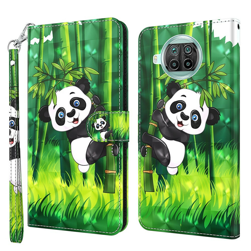 Funda Xiaomi Mi 10T Lite 5G / Redmi Note 9 Pro 5G Panda y Bamboo