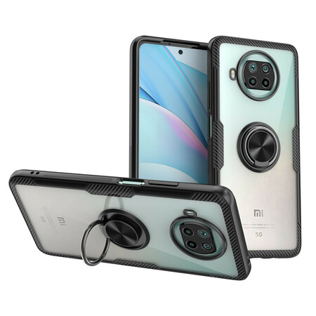 Xiaomi Mi 10T Lite 5G / Redmi Note 9 Pro 5G Anillo y funda de carbono