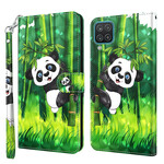 Funda Samsung Galaxy A12 Panda y Bamboo
