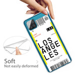 Tarjeta de embarque del Samsung Galaxy A12 a Los Ángeles