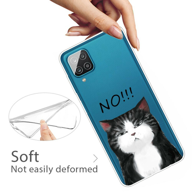 Funda Samsung Galaxy A12 El gato que dice no