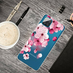 Funda de flores rosas pequeñas para el Samsung Galaxy A12