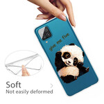 Samsung Galaxy A12 Funda transparente Panda Give Me Five