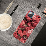 Funda de flor intensa para el Samsung Galaxy A12
