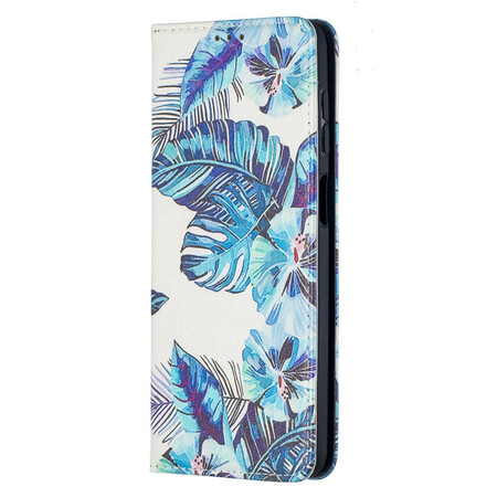 Flip Cover Samsung Galaxy A12 Hojas