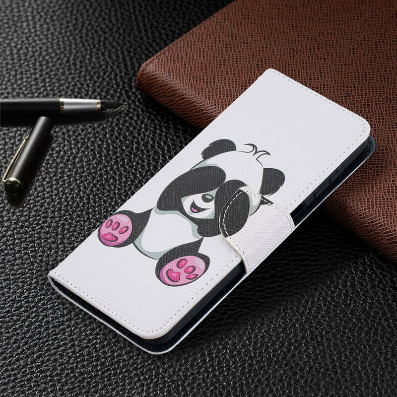 Samsung Galaxy A12 Panda Fun Funda