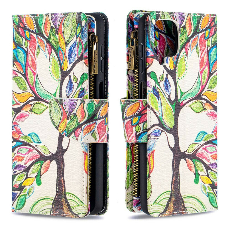 Funda de árbol con cremallera para Samsung Galaxy A12