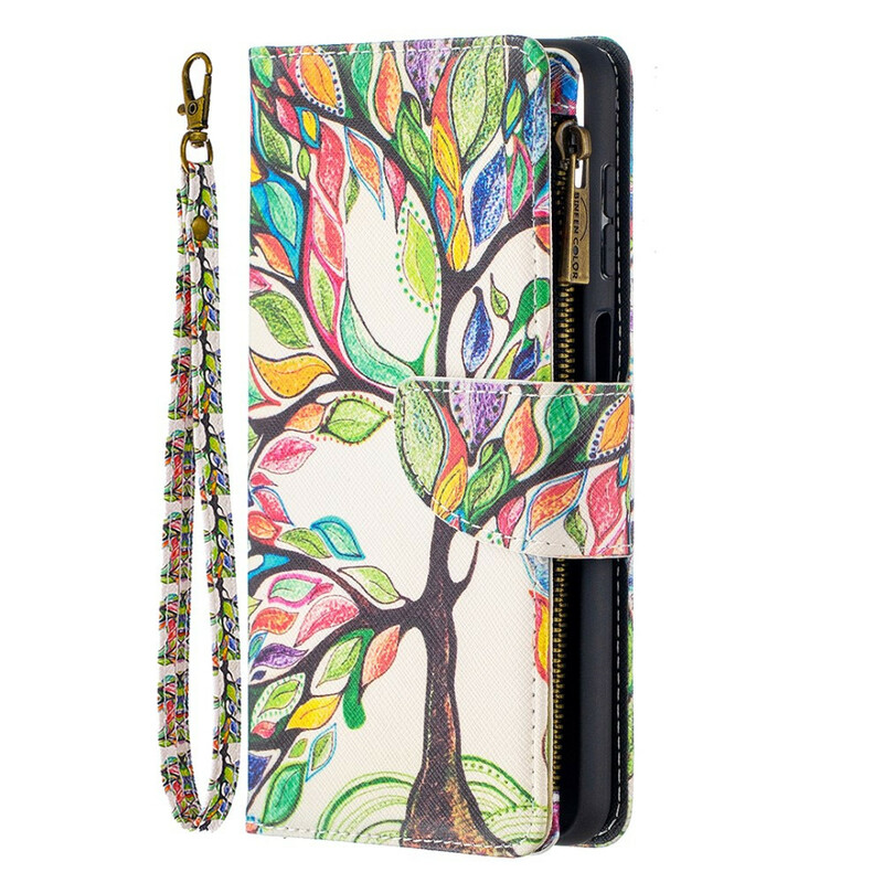 Funda de árbol con cremallera para Samsung Galaxy A12