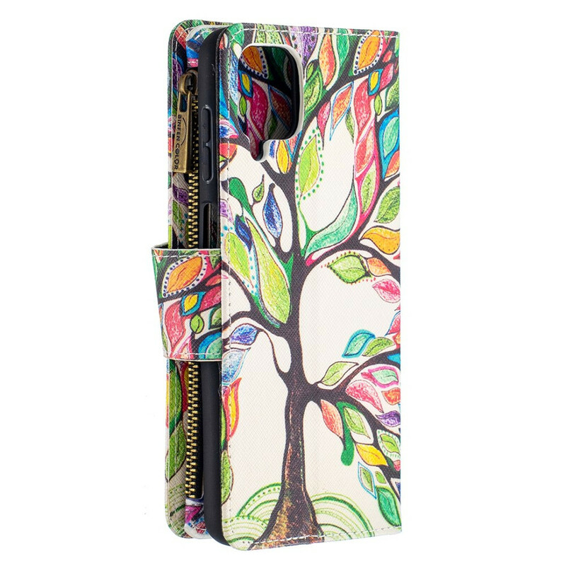 Funda de árbol con cremallera para Samsung Galaxy A12