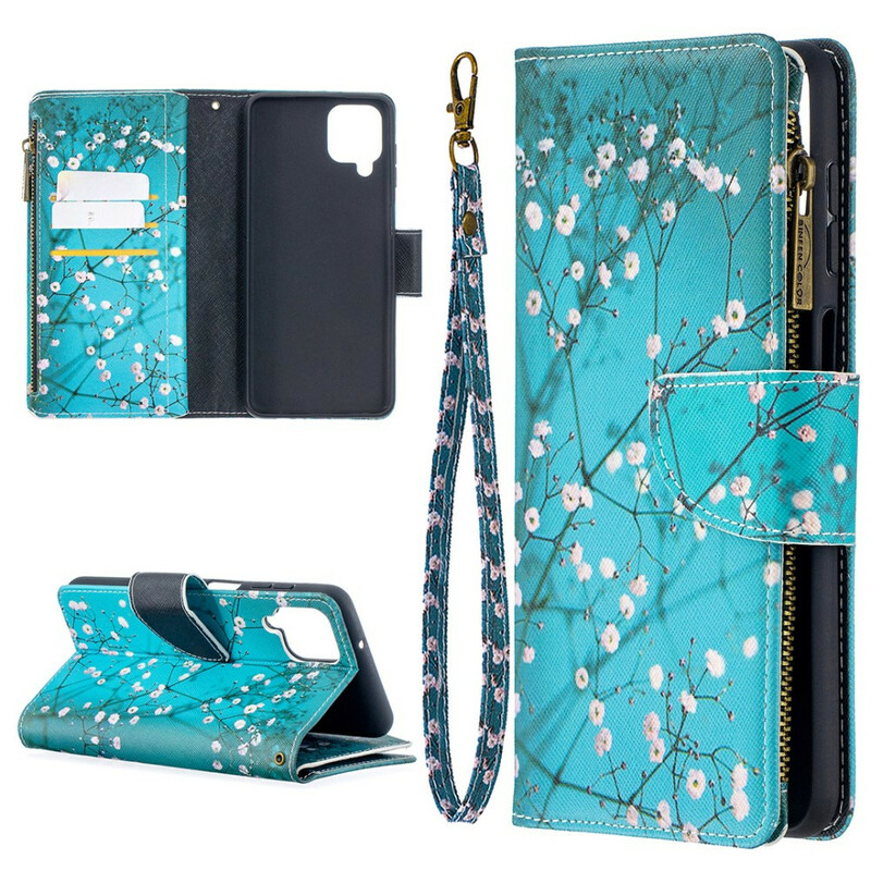 Funda de árbol con cremallera para Samsung Galaxy A12