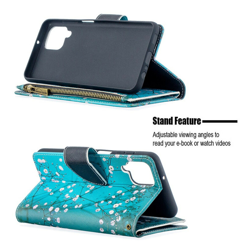 Funda de árbol con cremallera para Samsung Galaxy A12