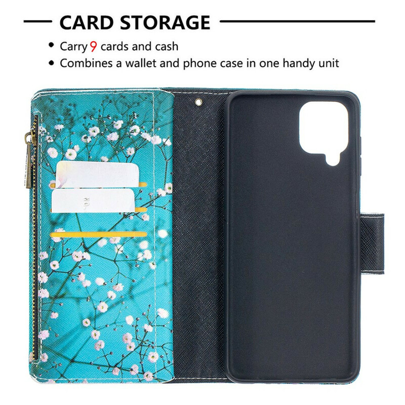 Funda de árbol con cremallera para Samsung Galaxy A12