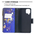 Funda Samsung Galaxy A12 Zipped Pocket Butterflies