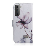 Samsung Galaxy S21 5G Funda Floral Rosa Viejo