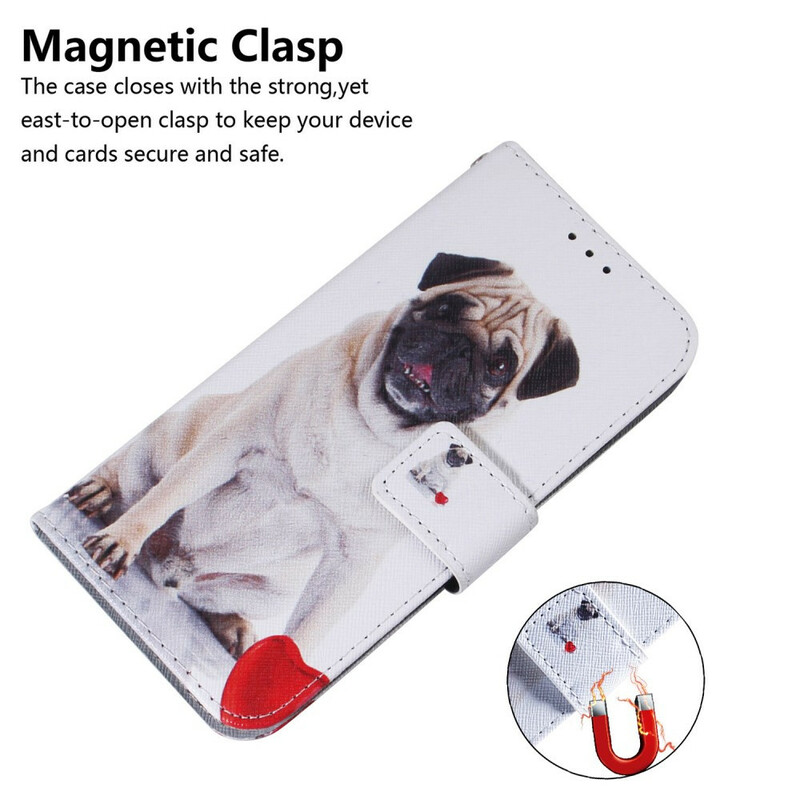 Funda para el perro Pug del Samsung Galaxy S21 5G