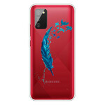 Samsung Galaxy A02s Funda de pluma hermosa