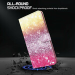 Samsung Galaxy S21 5G Glitter Funda Magenta