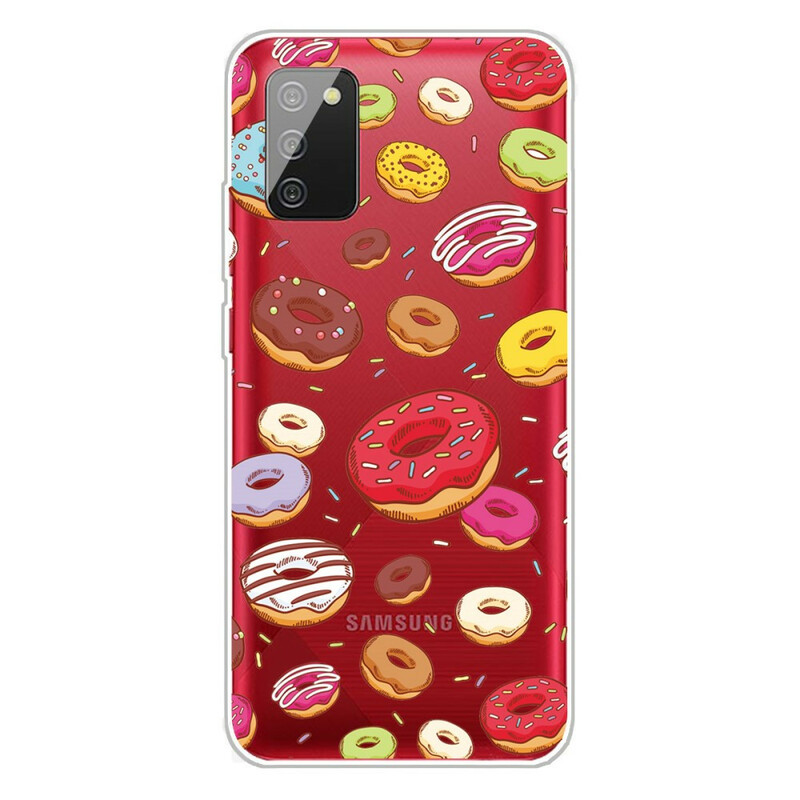 Funda Samsung Galaxy A02s Love Donuts