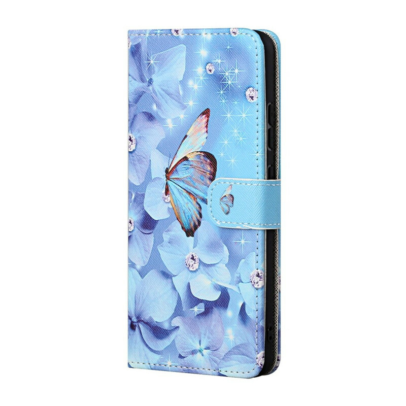 Funda con colgante de mariposa para el Samsung Galaxy S21 5G